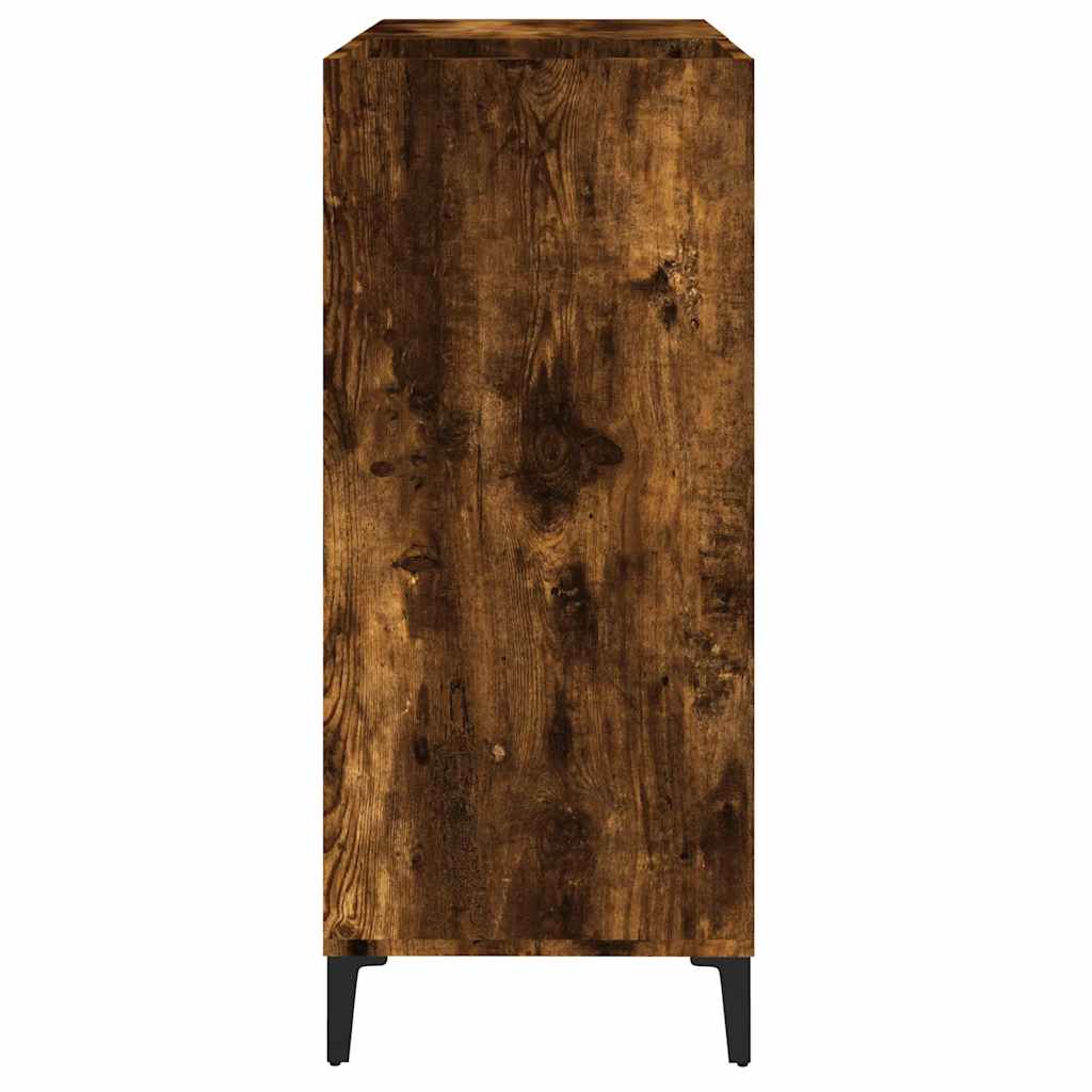 Dulap pentru discuri stejar fumuriu 84,5x38x89 cm lemn compozit