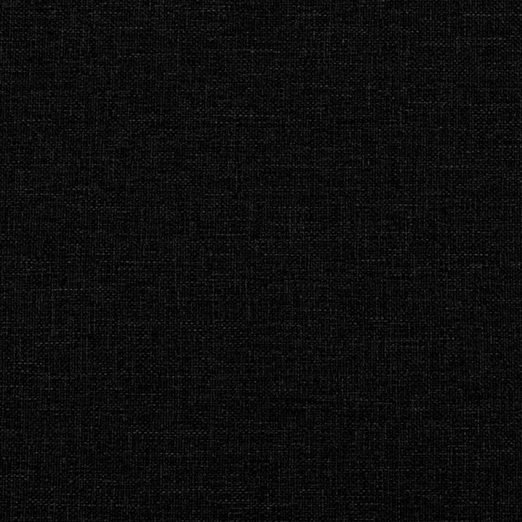Canapea extensibilă 2 în 1, negru, 112x174x55 cm, textil