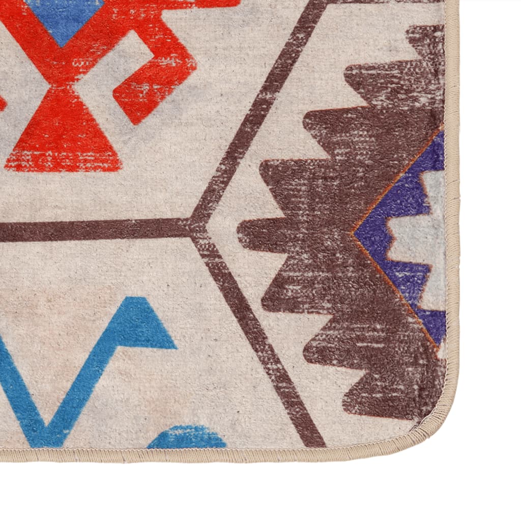 Covor lavabil anti-alunecare, multicolor, 160x230 cm