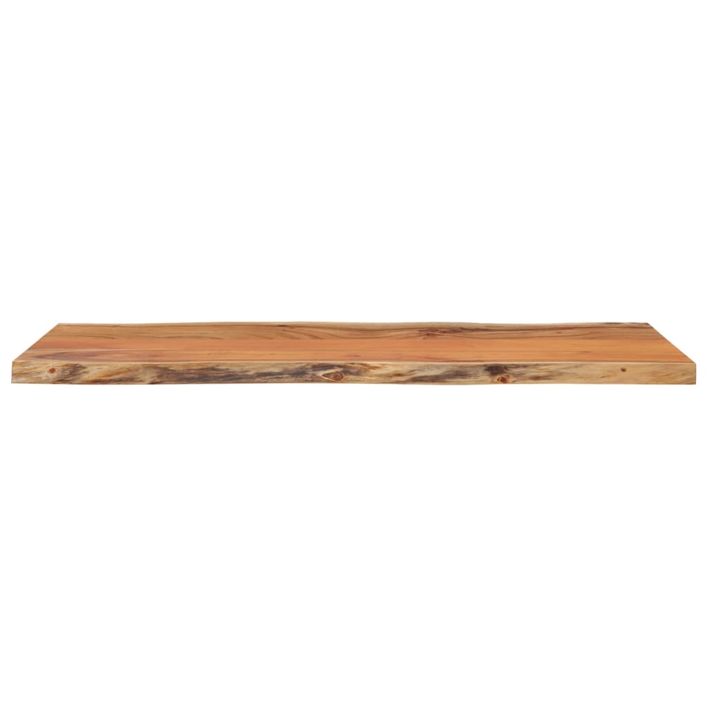 Blat masă 80x40x2,5 cm dreptunghiular lemn acacia margine vie - Vendito