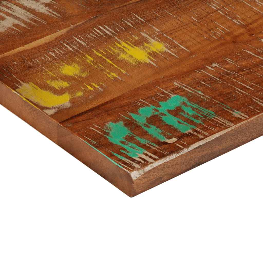 Blat de masă pătrată, 60x60x3,8 cm, lemn masiv reciclat