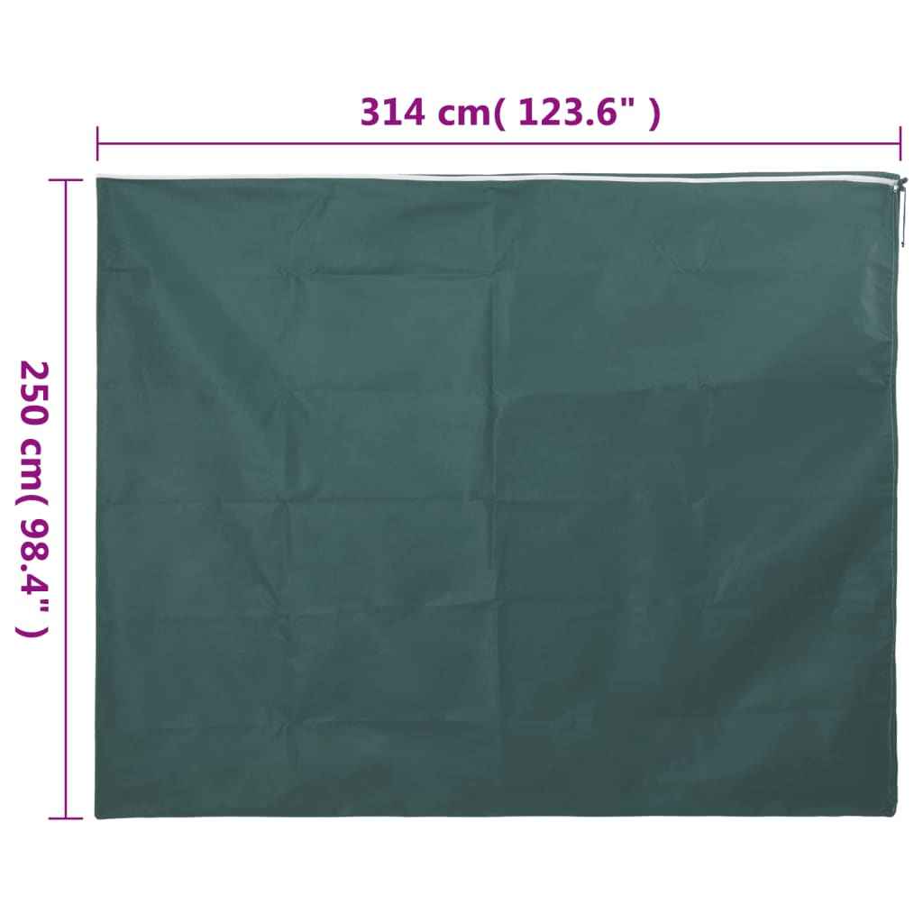 Huse de plante din fleece cu fermoar 2 buc. 70 g/m² 3,14x2,5 m