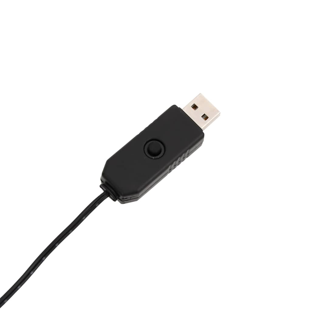 Decor stele luminoase de Crăciun cu țăruși 3 buc. 50 LED 29 cm