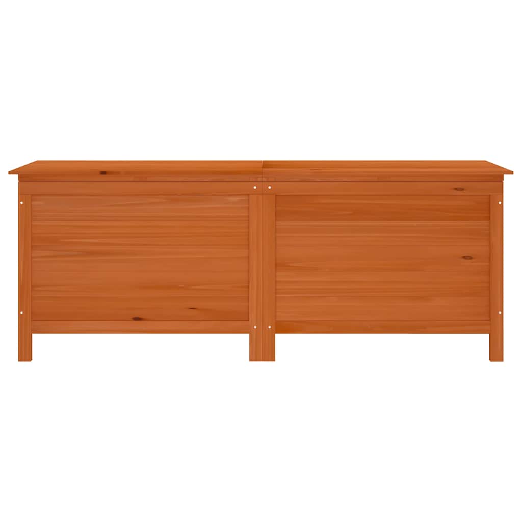 Ladă depozitare grădină maro 150x50x56,5 cm lemn masiv brad