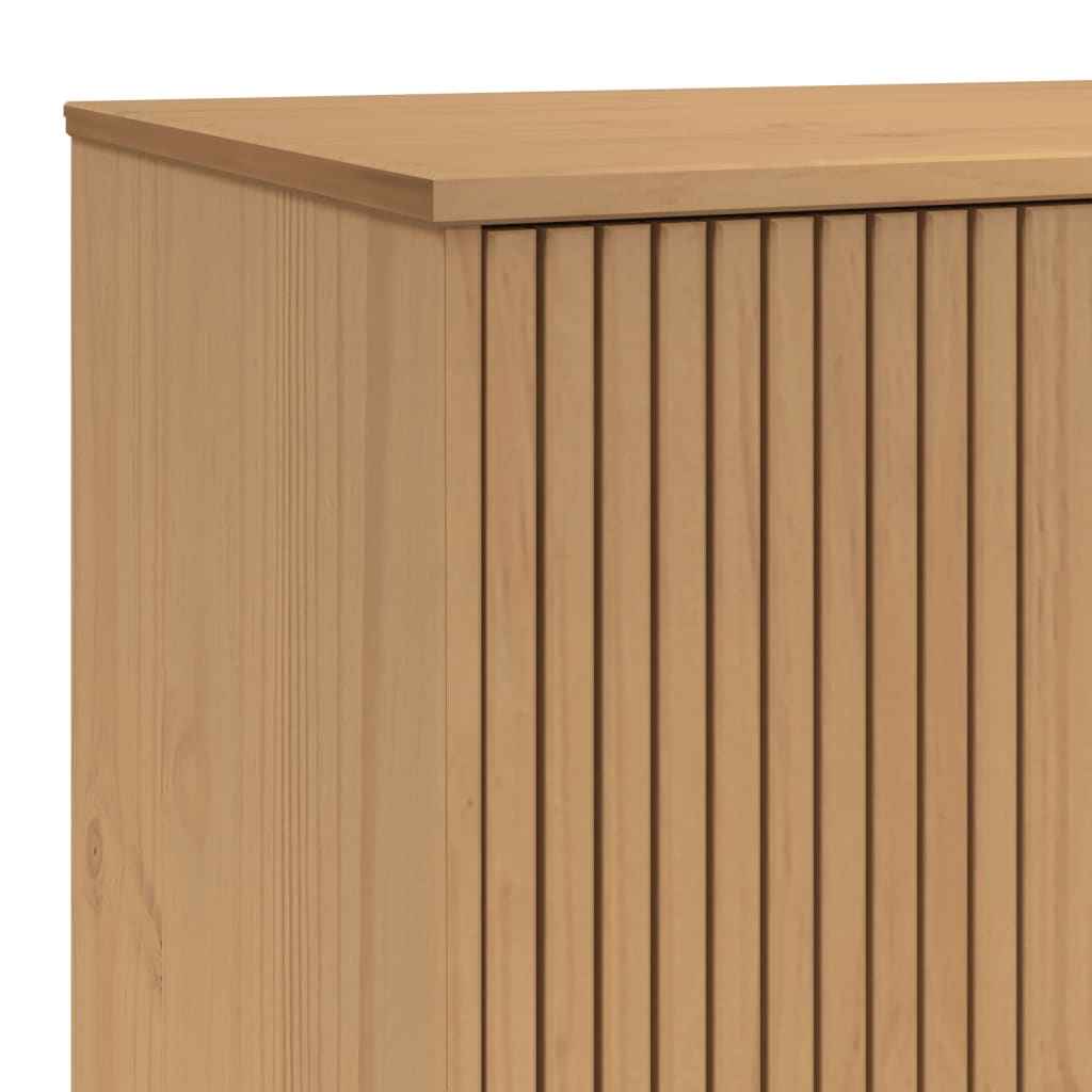 Șifonier "OLDEN", maro, 76,5x53x172 cm, lemn masiv pin