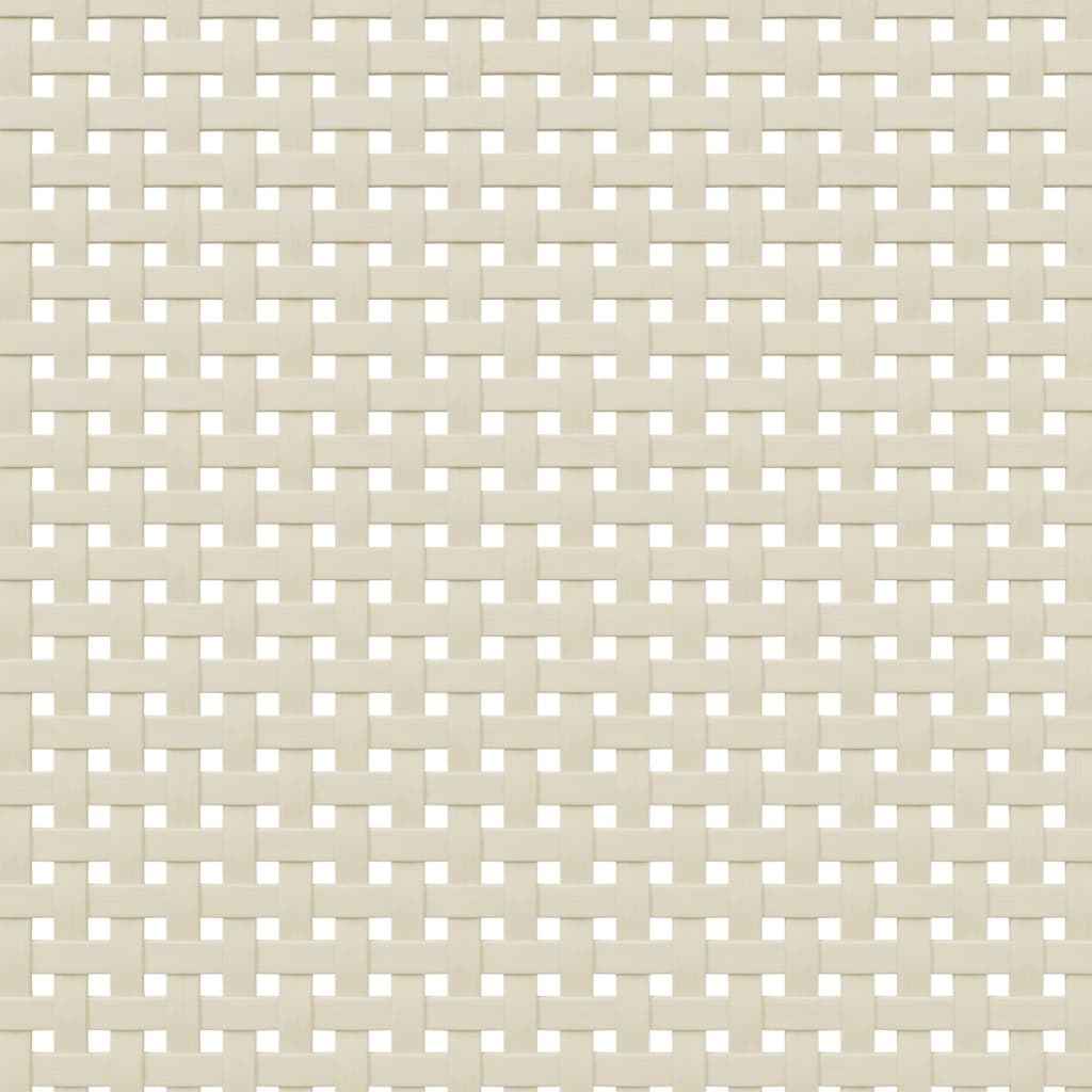 Noptieră SENJA, aspect ratan alb, 40x35x48 cm, lemn masiv pin