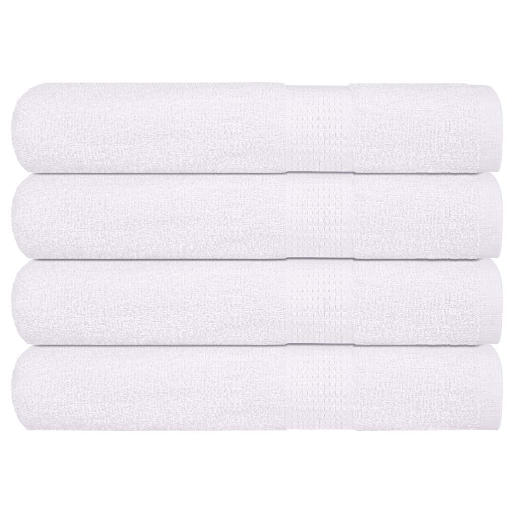 Prosoape de saună, FROGN, 4 buc., alb, 80x200 cm, 360 g/m²