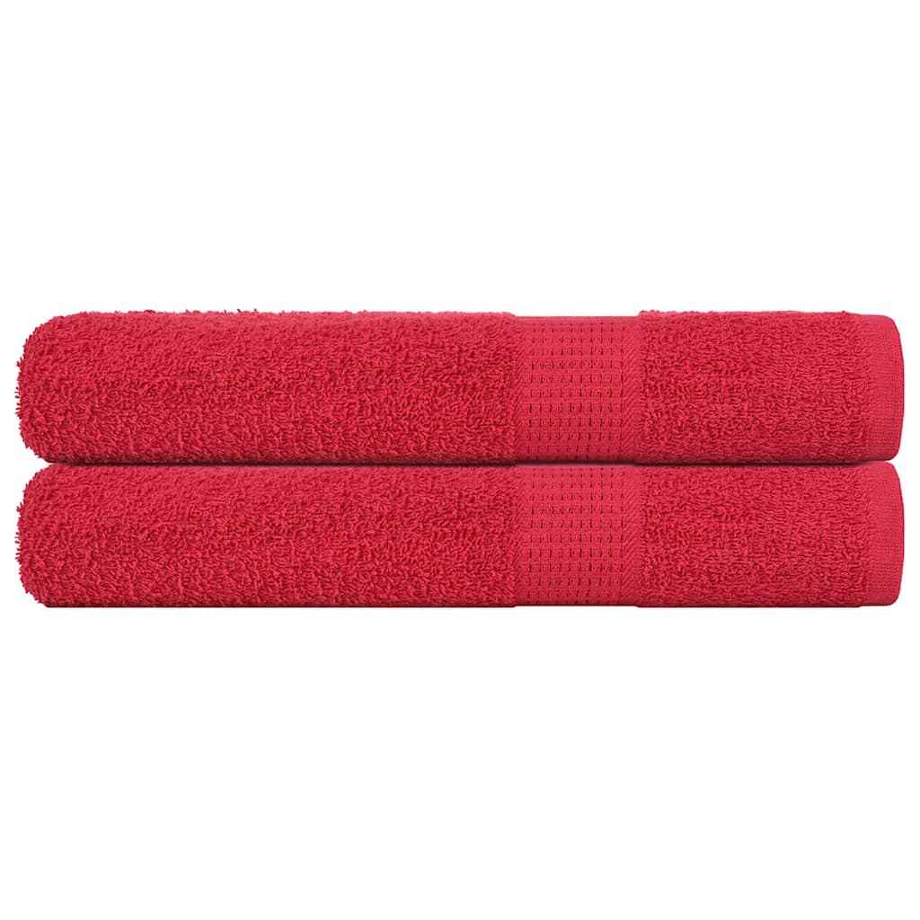 Prosoape FROGN 2 buc., roșu, 100x200 cm, 360 g/m²