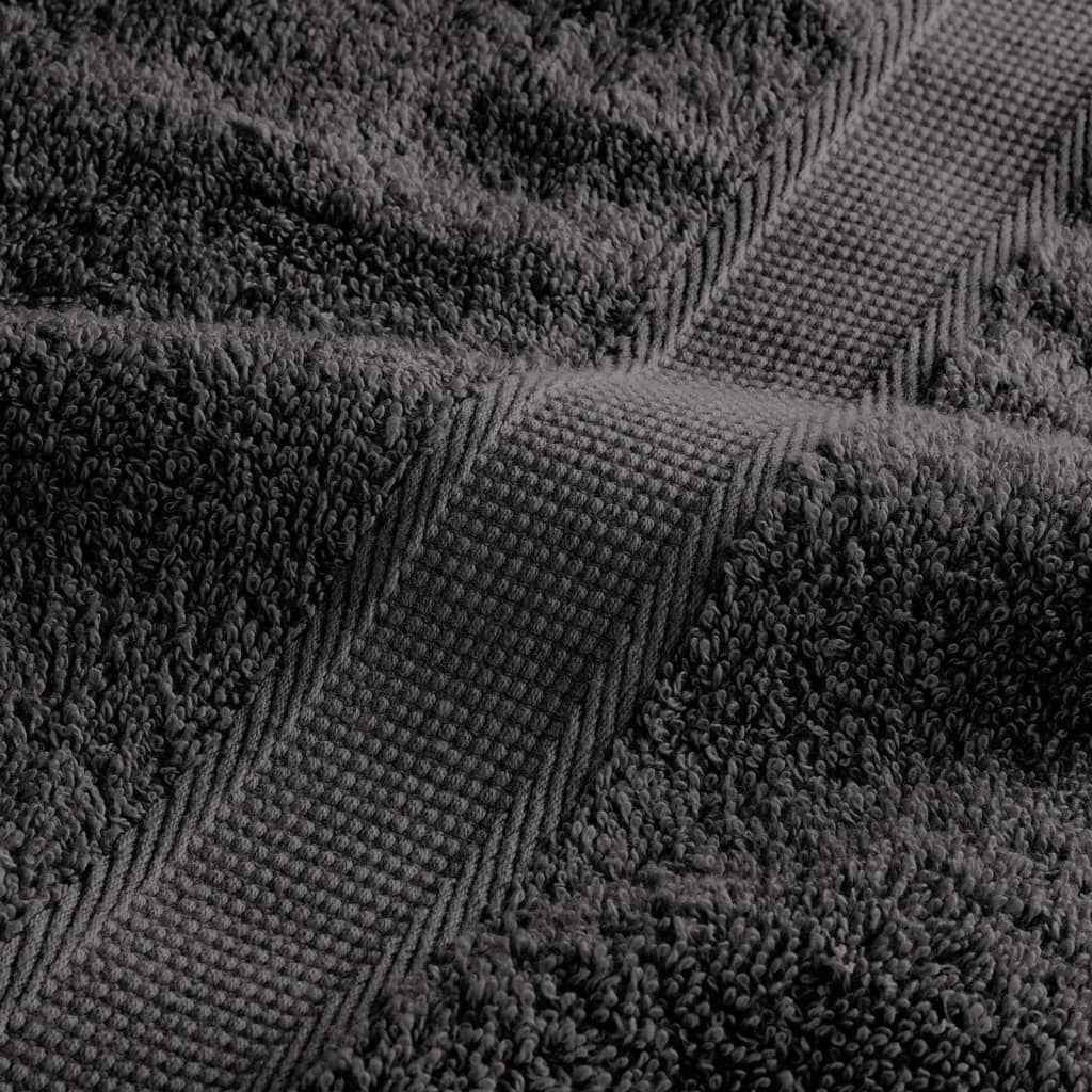 Prosoape premium, SOLUND 50 buc Antracit 30x50cm 600gsm