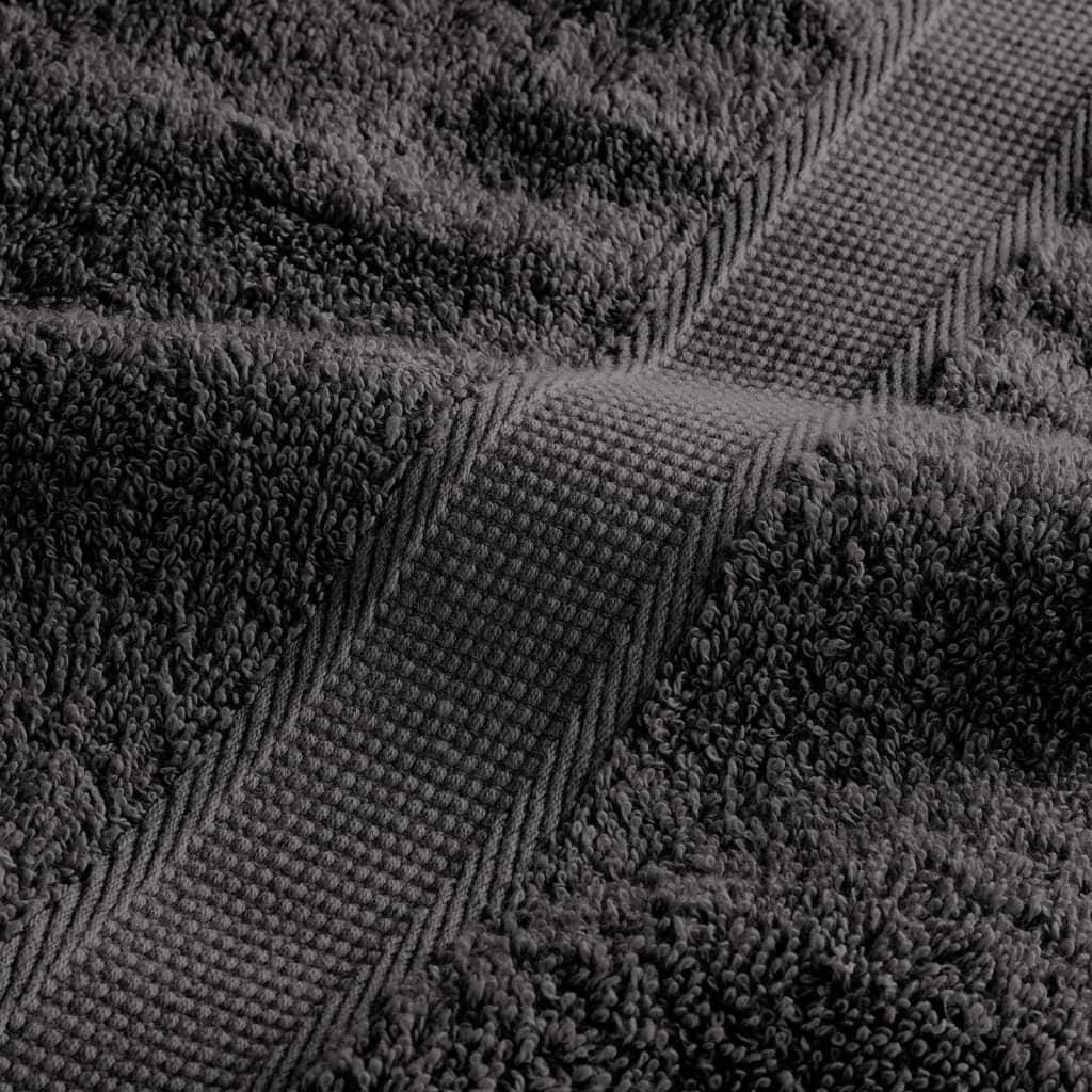 Prosoape de mâini, SOLUND 10 buc. antracit 50x100 cm 600gsm