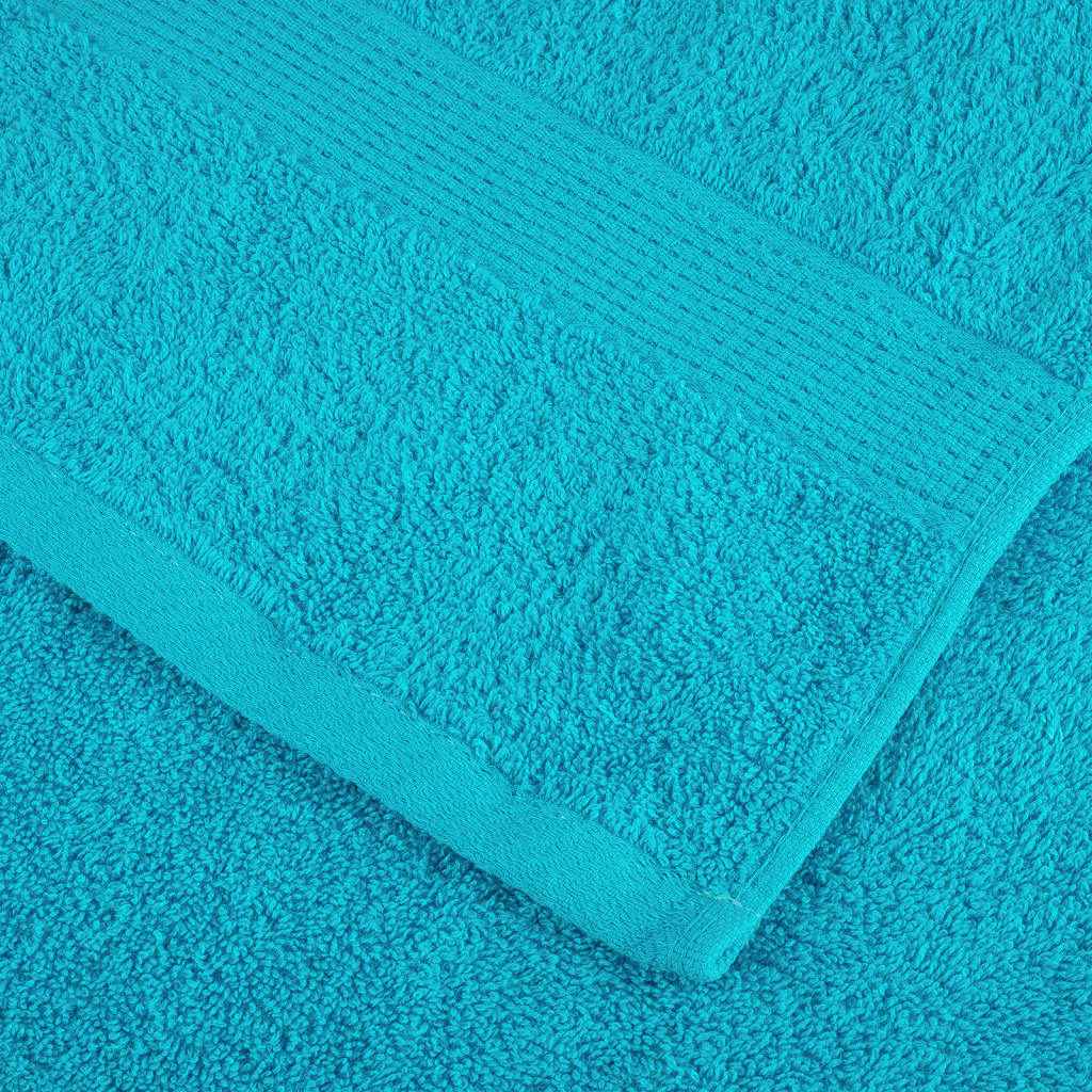 Prosoape premium SOLUND 10 buc. turcoaz 100x200 cm 600 gsm