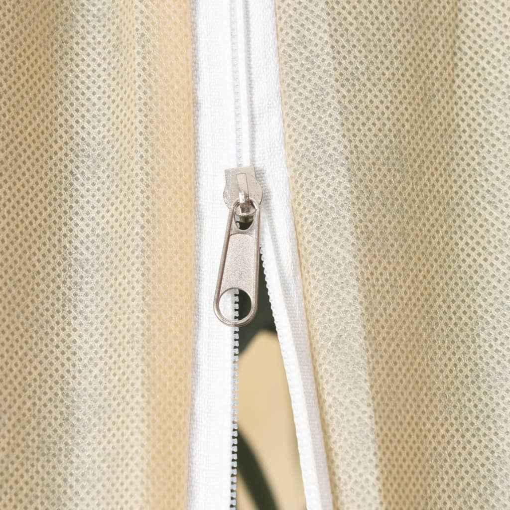 Protecție de fleece plante, cu fermoar, 70 g/m², 3,93x3,5 m