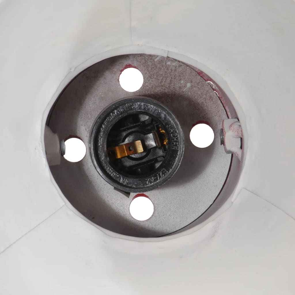 Lampă de birou 25 W, roșu uzat, 23x18x96 cm, E27