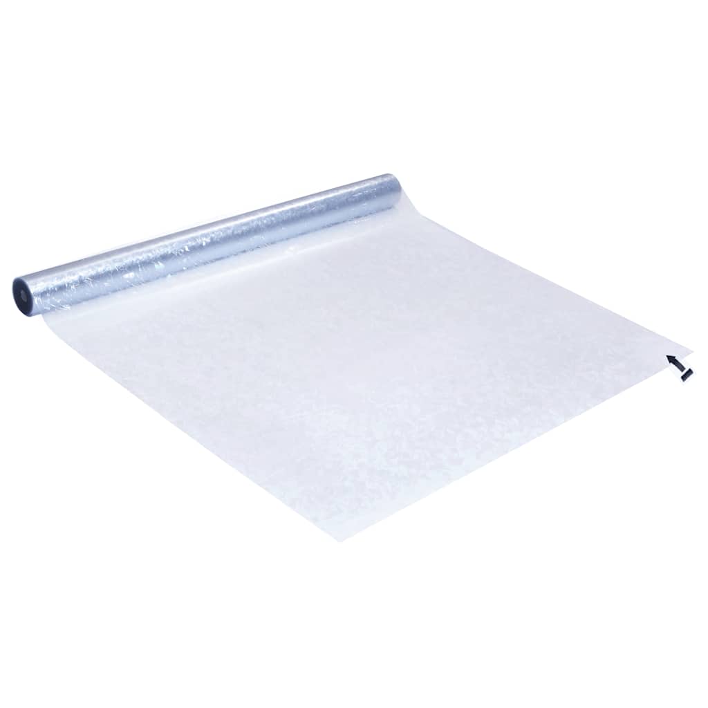 Folie fereastră, 5 buc., mată, model curcubeu 3D, PVC