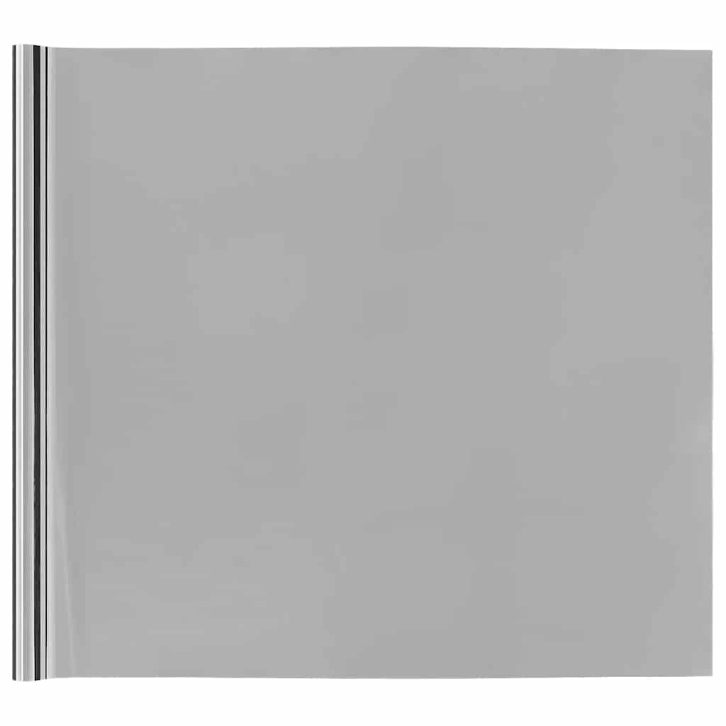 Folie solară, 5 buc., efect reflectorizant static argintiu, PVC