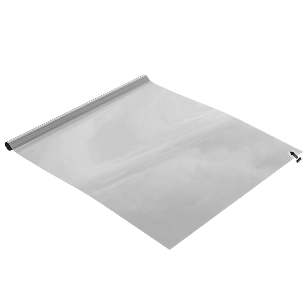 Folie solară, 5 buc., efect reflectorizant static argintiu, PVC
