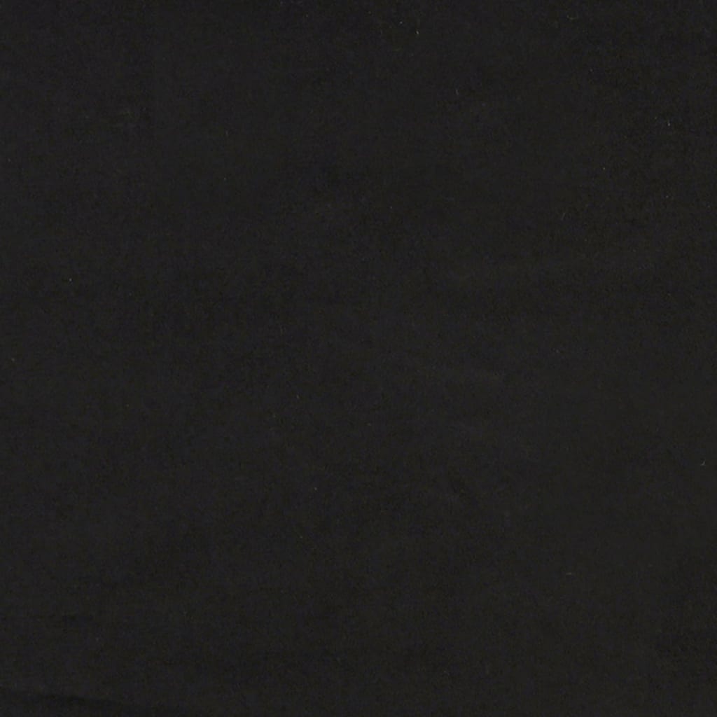 Cadru de pat fără saltea, negru, 200x200 cm, catifea