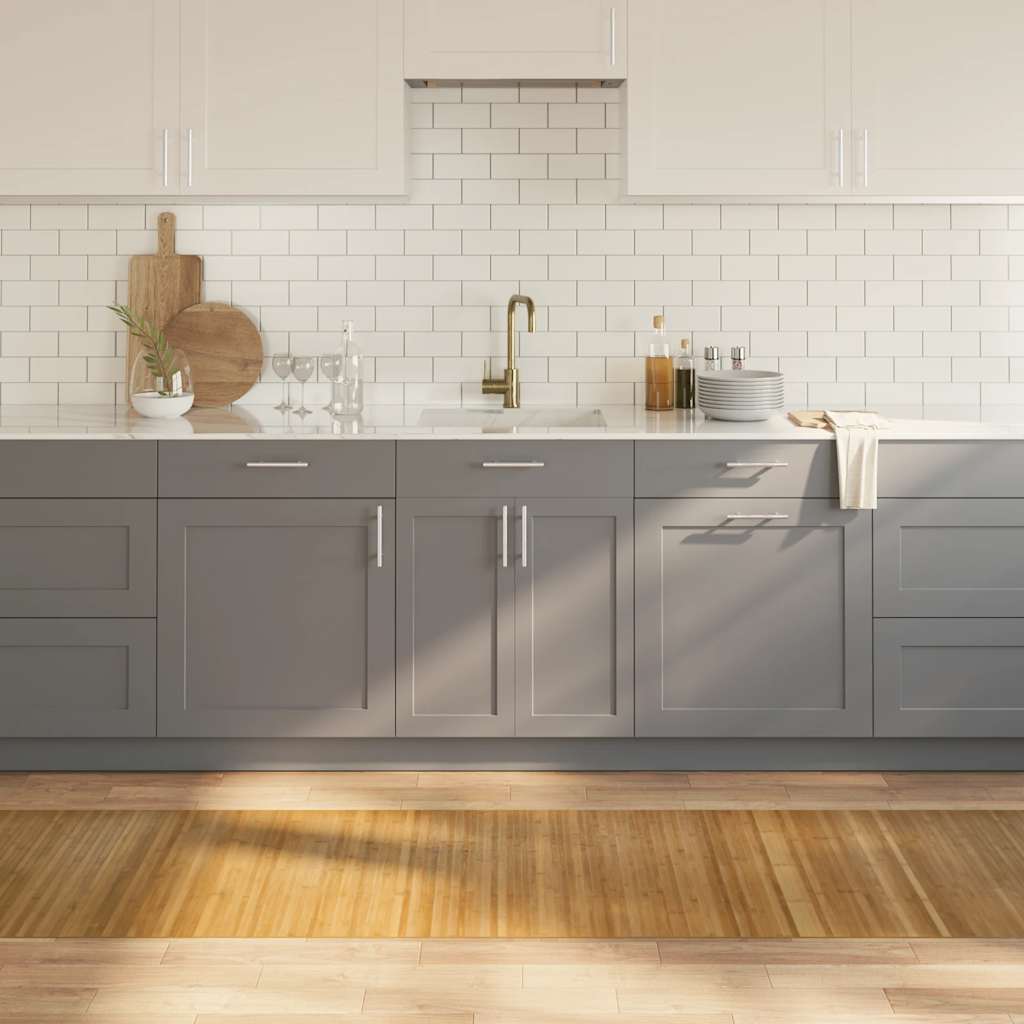 Covor dreptunghiular, natural, 70x500 cm, bambus