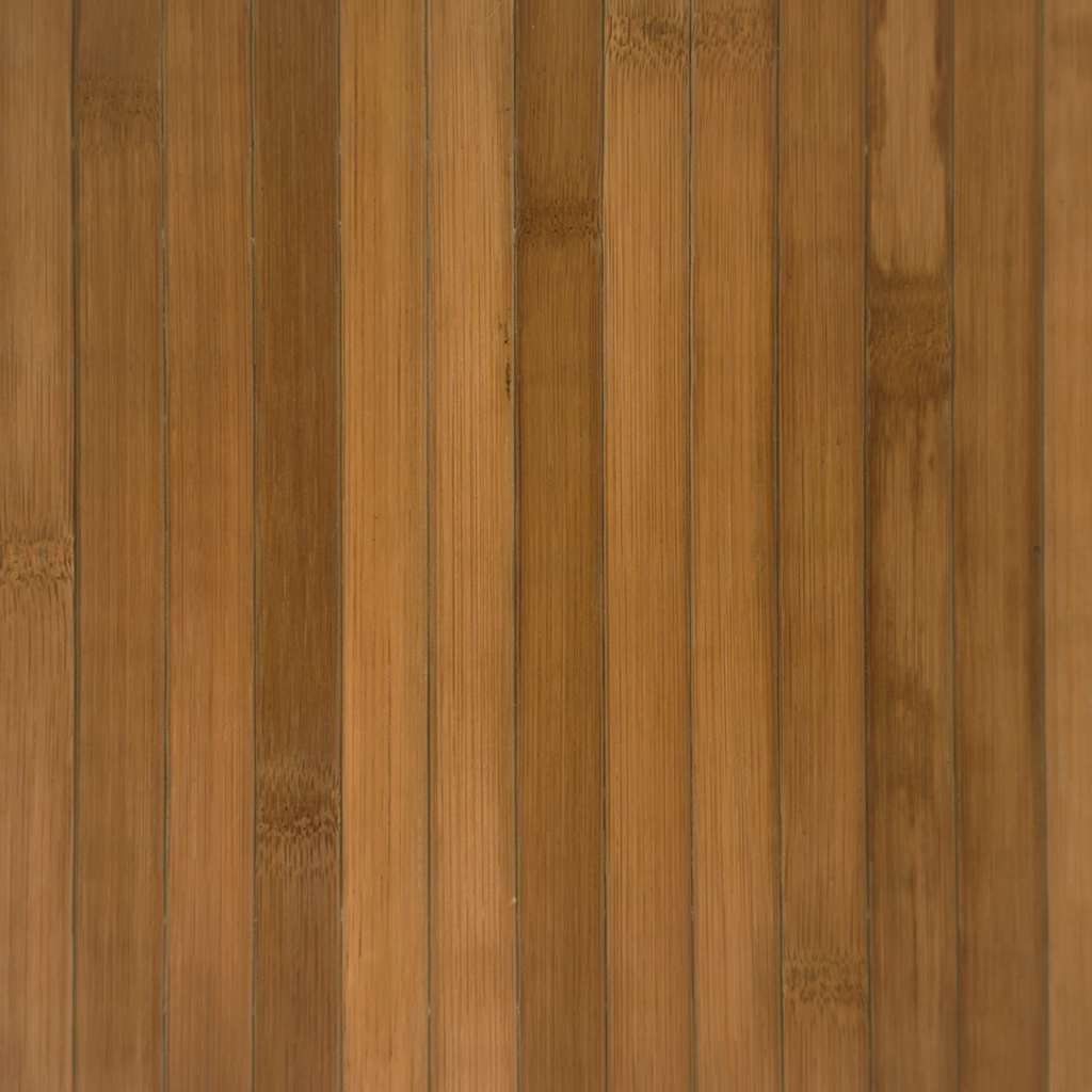 Covor dreptunghiular, maro, 80x300 cm, bambus