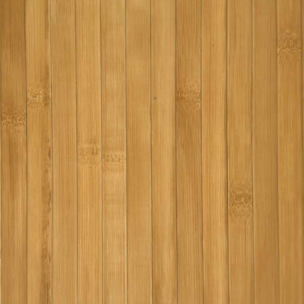 Covor dreptunghiular, natural, 80x400 cm, bambus