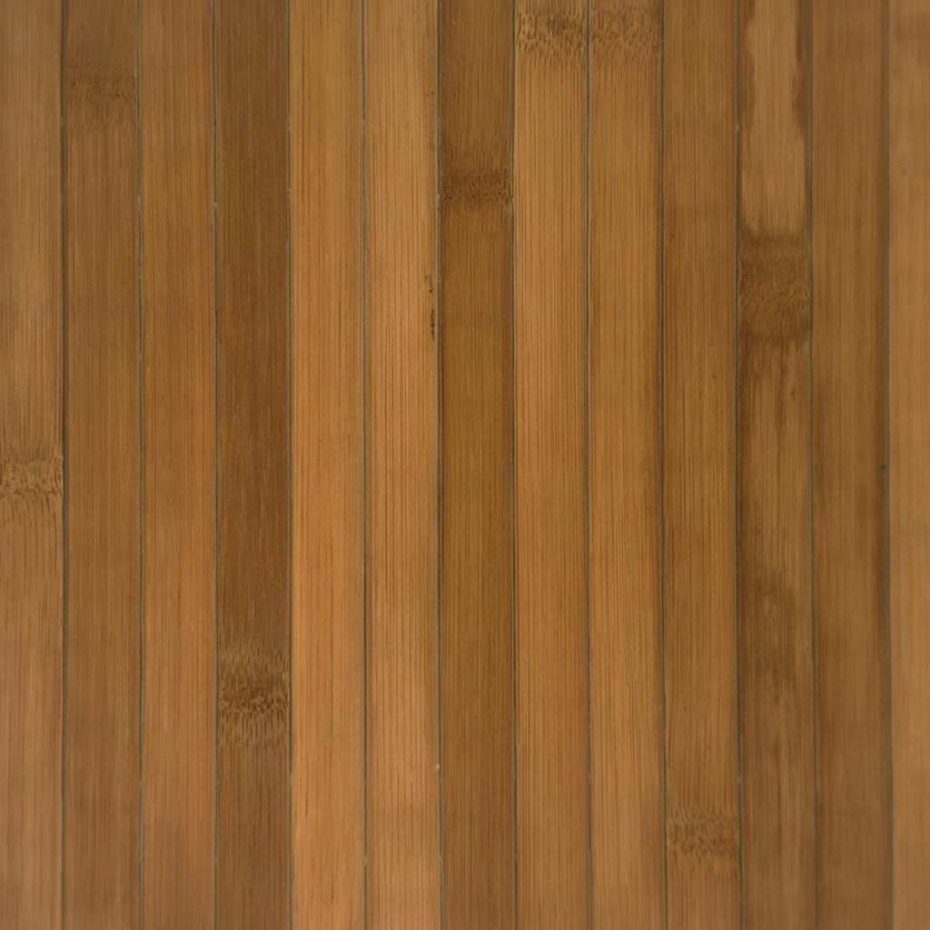 Covor dreptunghiular, maro, 80x500 cm, bambus