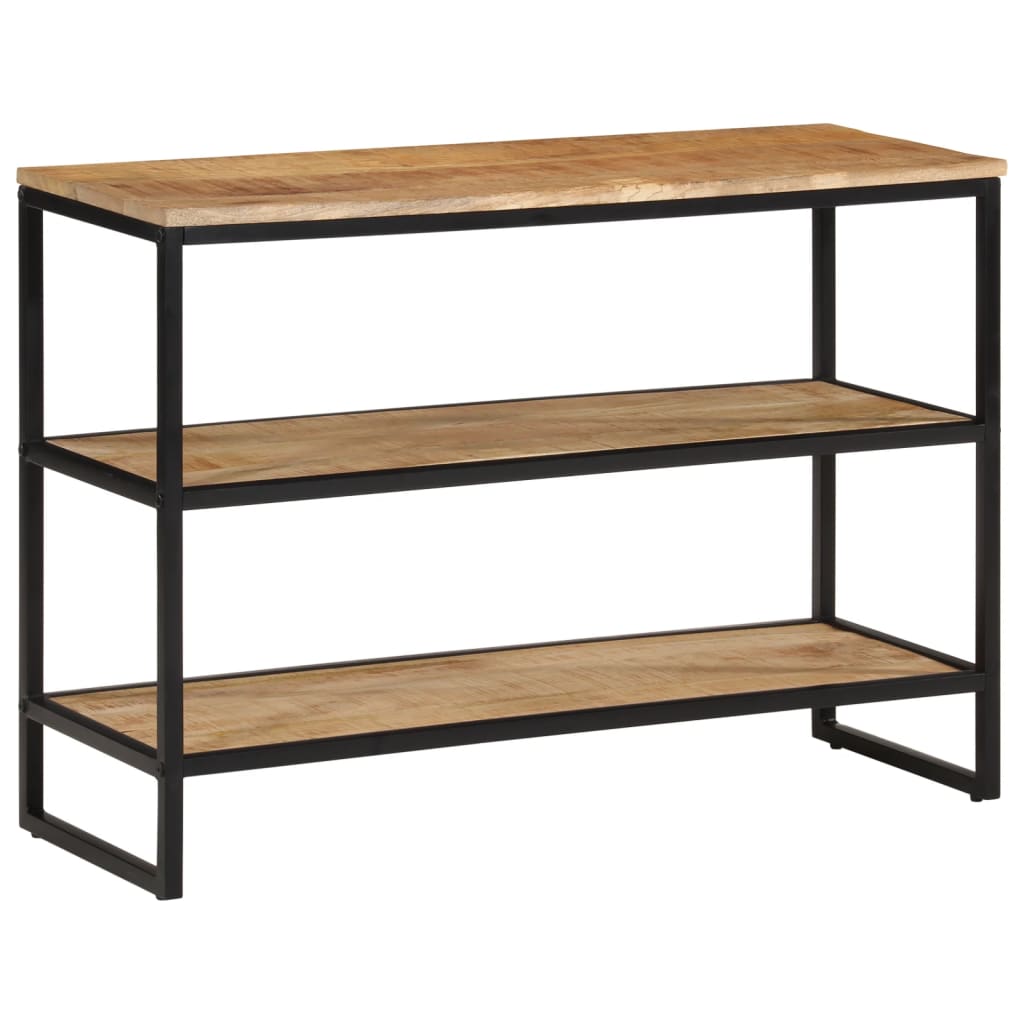 Masă consolă, 100x35x70 cm, lemn masiv de mango brut