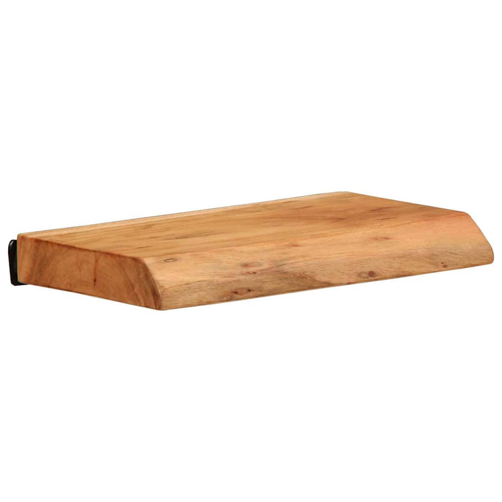 Rafturi de perete, 2 buc., 30x20x3,5 cm, lemn masiv de acacia