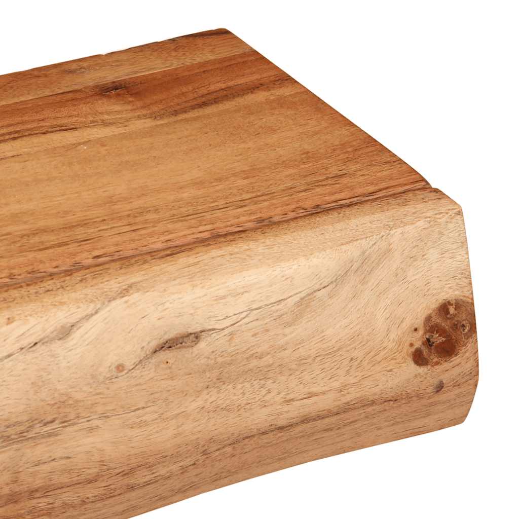 Rafturi de perete 2 buc 100x17x8 cm Lemn masiv de salcâm