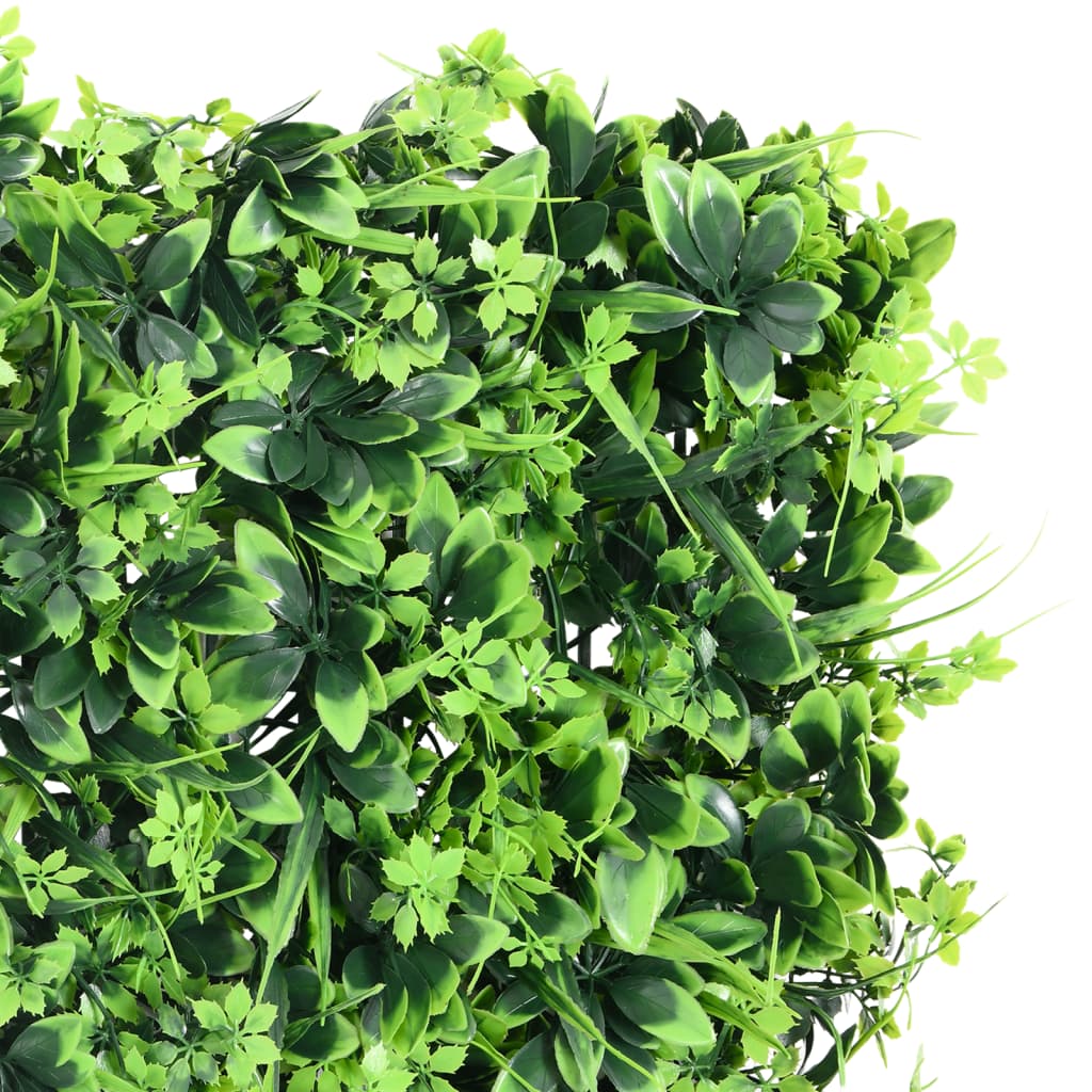 Gard din frunze artificiale, 24 buc., verde, 40x60 cm