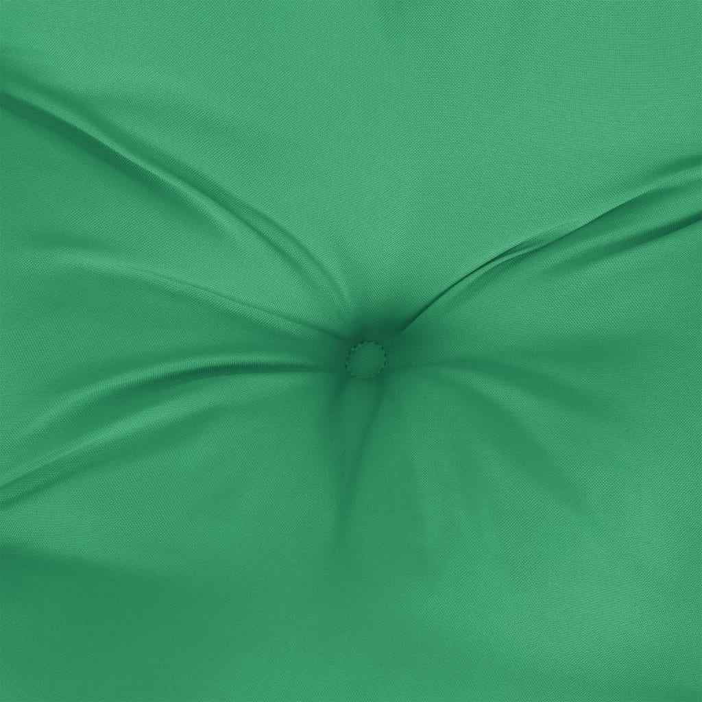 Perne scaun cu spătar mic, 6 buc., verde, textil oxford