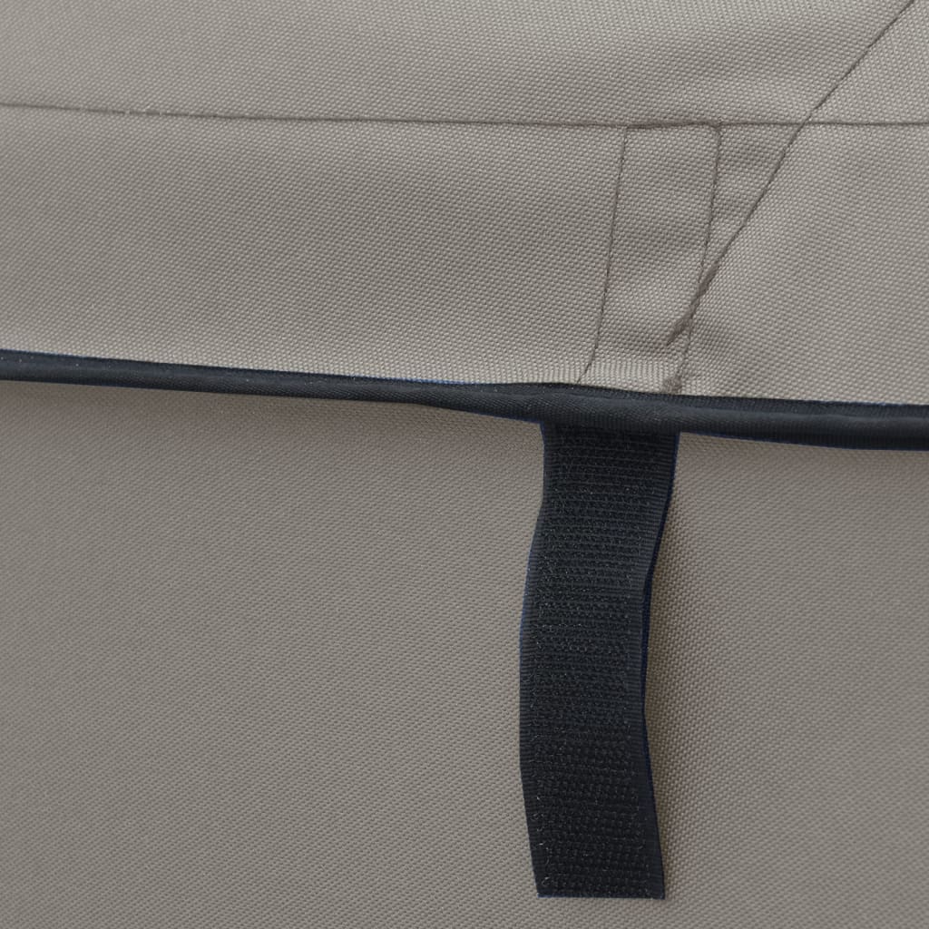 Parasolar Bimini 3 arcuri pereți laterali, 183x(137-152)x137 cm