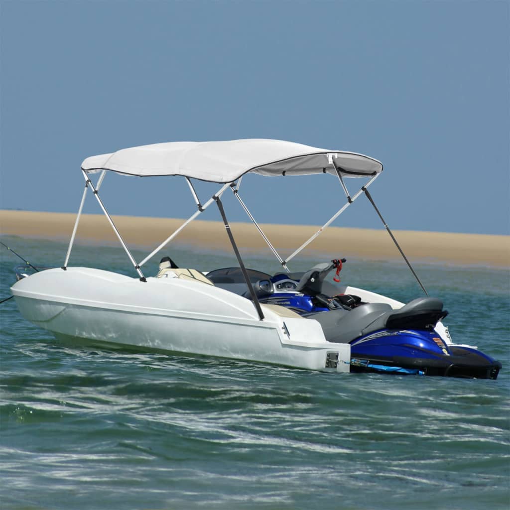 Parasolar Bimini 4 arcuri, pereți laterali 243x(170-182)x137 cm