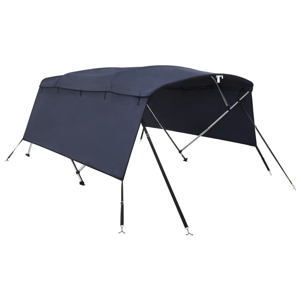 Parasolar Bimini 4 arcuri pereți laterali, 243x(185-198)x137 cm