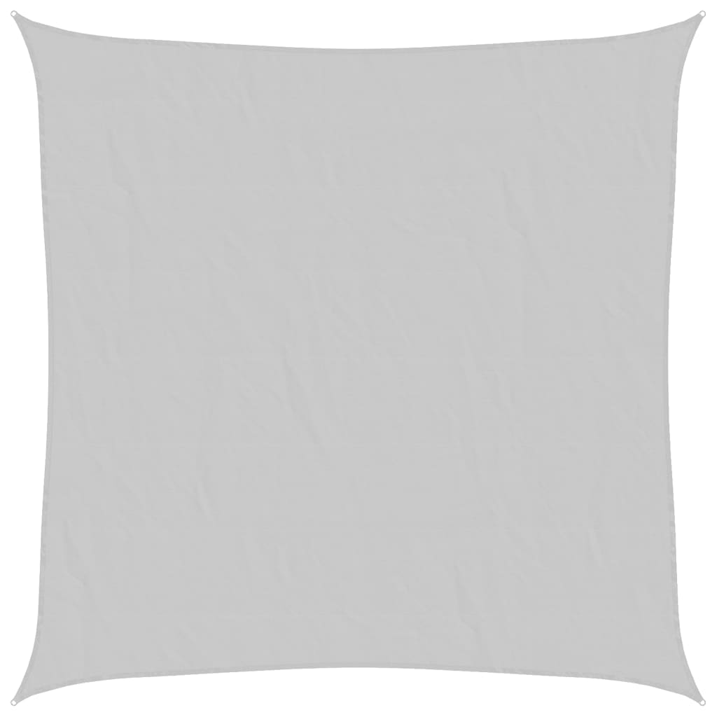 Parasolar, gri deschis, 7x7 m, 100% poliester Oxford