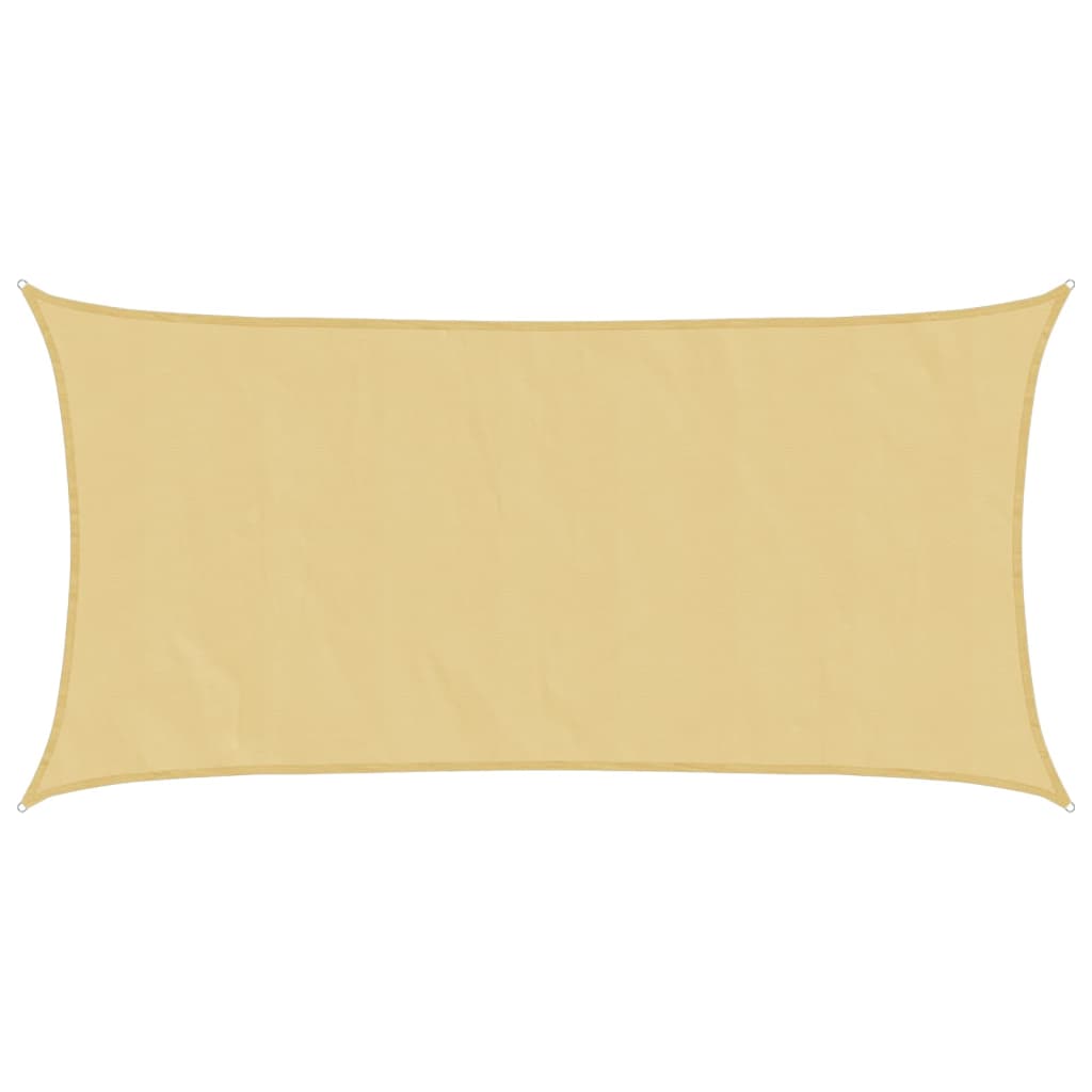 Parasolar, nisipiu, 6x3 m, 100% poliester Oxford