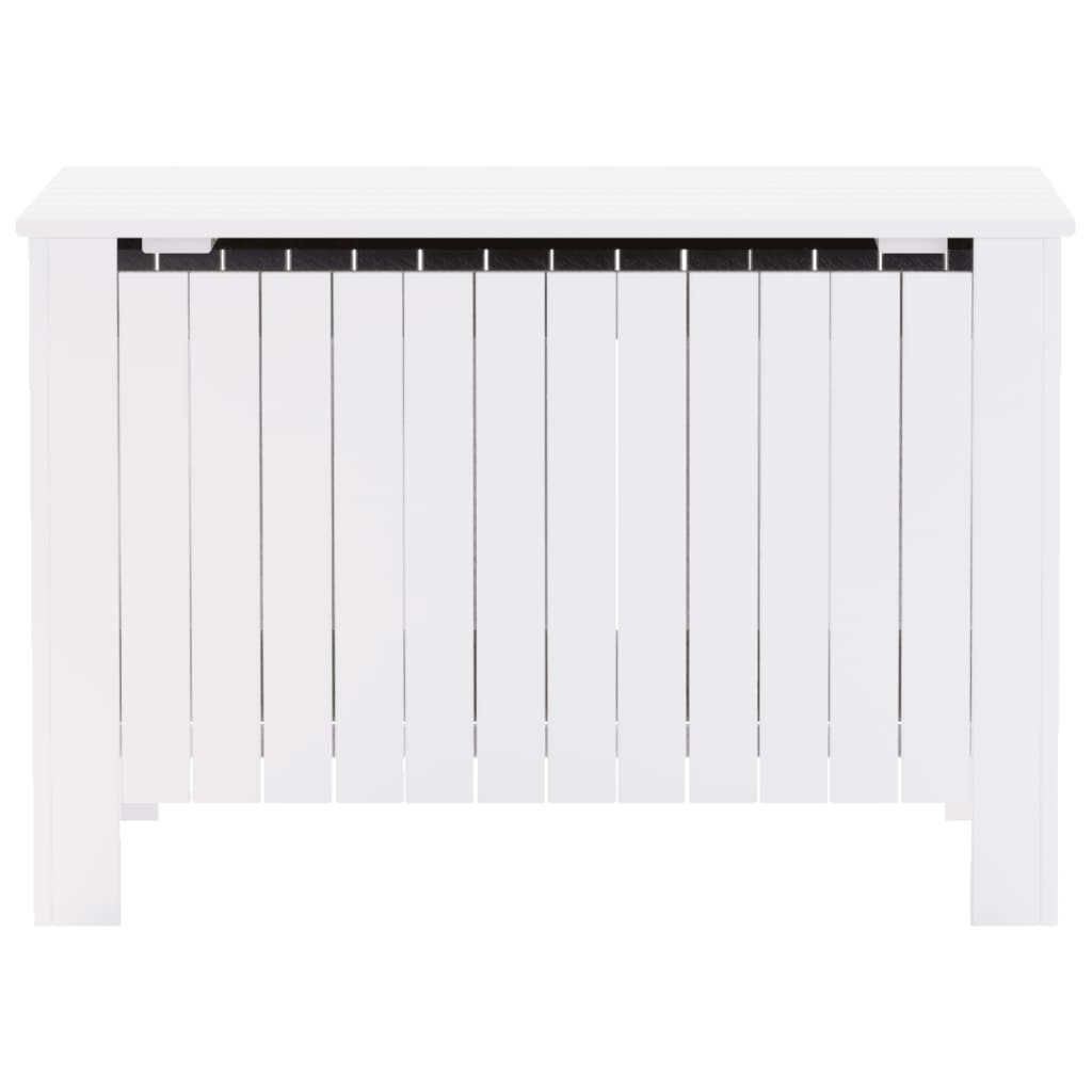 Cutie depozitare capac "RANA", alb, 80x49x54 cm, lemn masiv pin