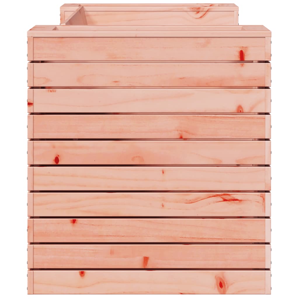 Banchetă cu jardiniere, 167,5x60x65 cm, lemn masiv douglas