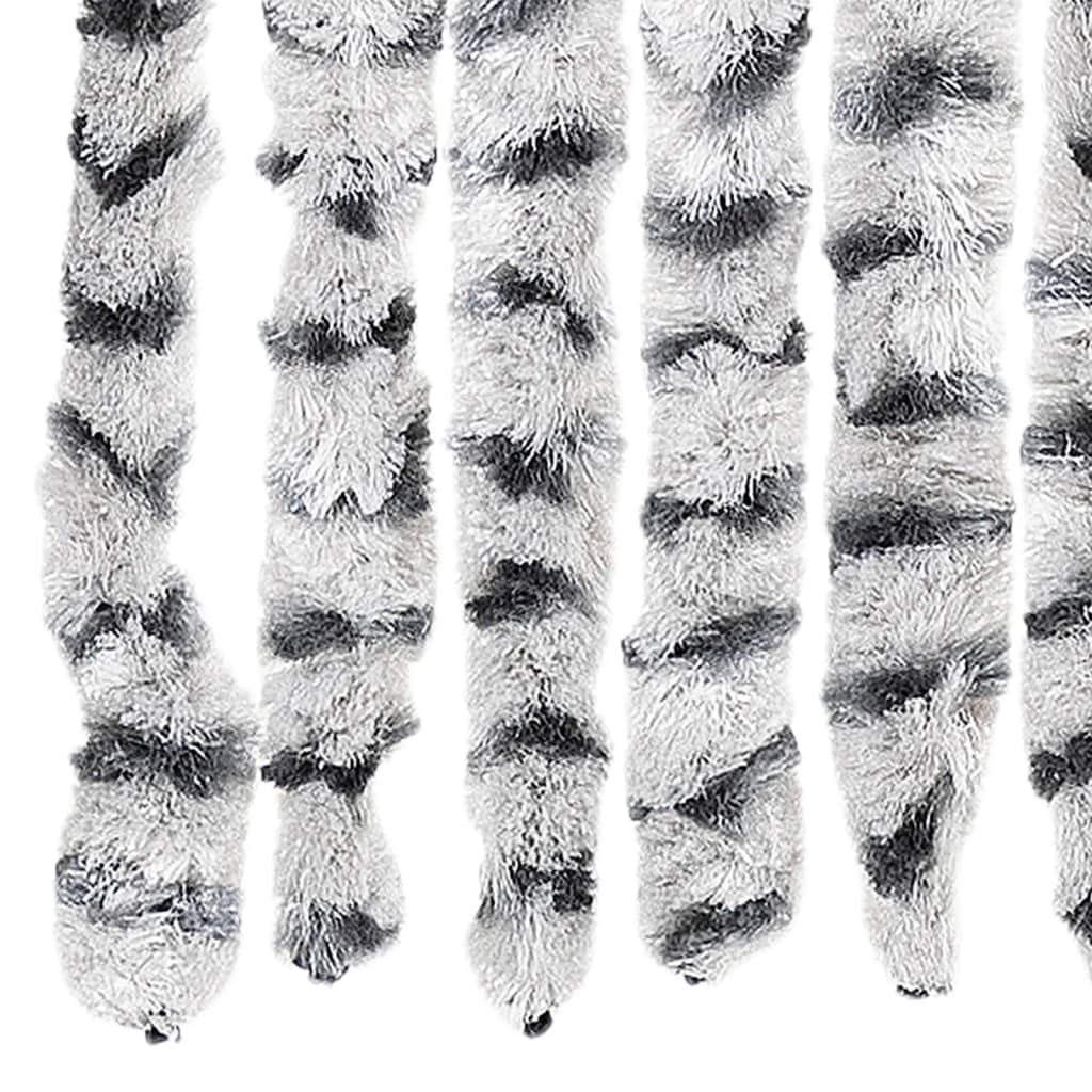 Perdea pentru insecte gri deschis și gri închis56x200cm chenille