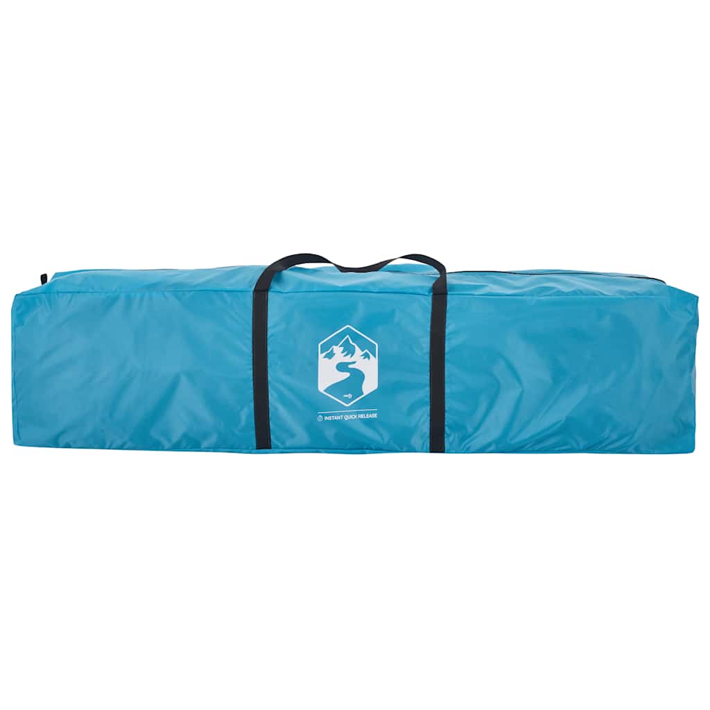 Cort de familie cupolă 10 persoane, setare rapidă, albastru