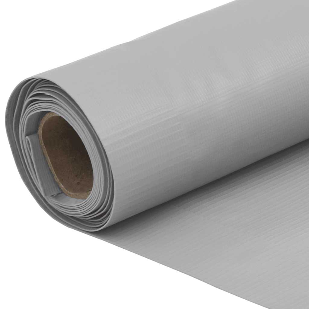 Paravan de balcon, gri, 700x120 cm, PVC