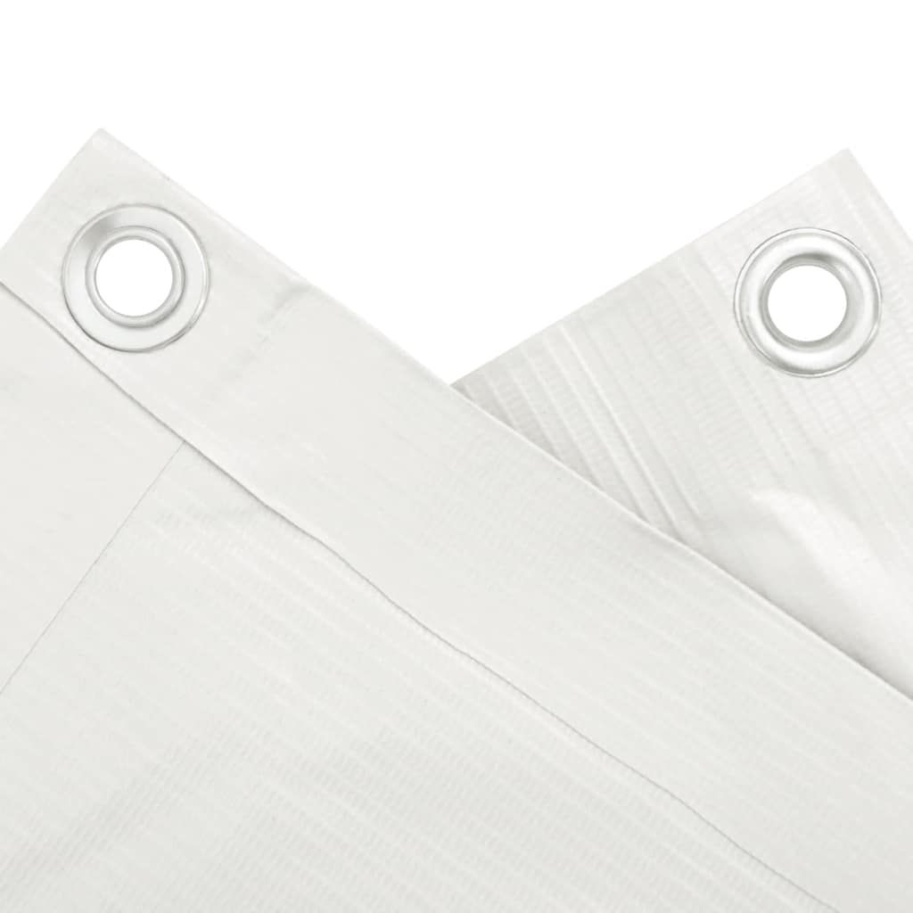 Paravan de balcon, alb, 700x120 cm, PVC