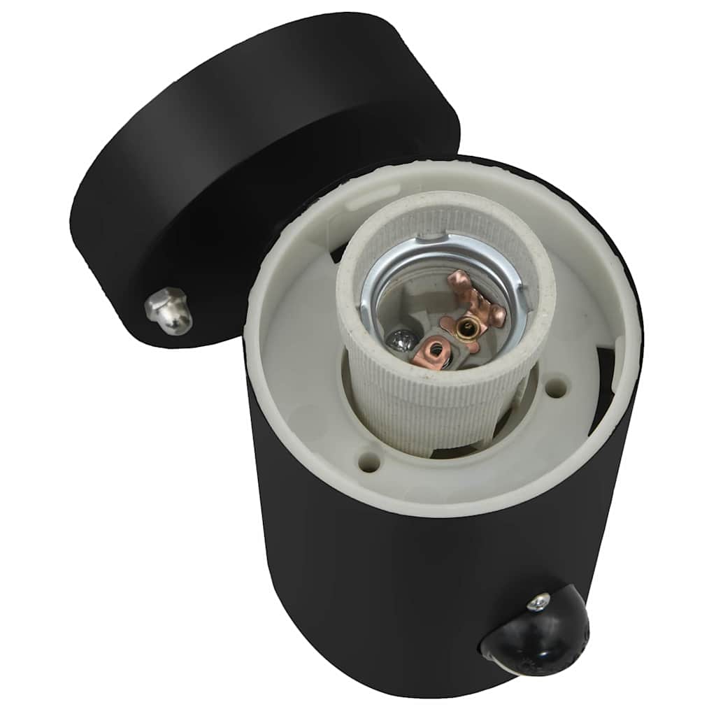 Lumină de perete pentru exterior 2 pcs Negru 12 x 8,5 x 29 cm