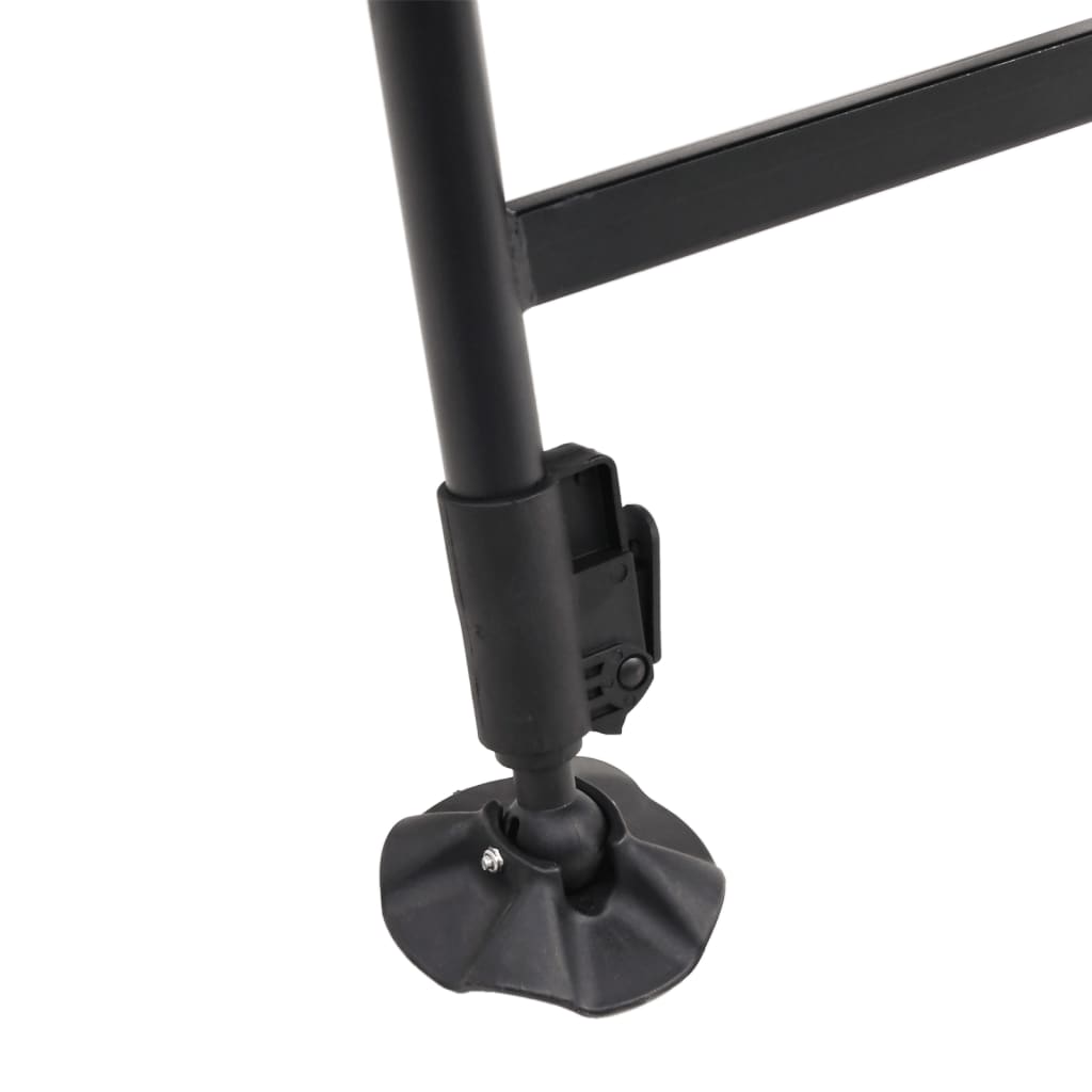 Pat de pescuit, picioare reglabile tălpi de noroi pliabil verde