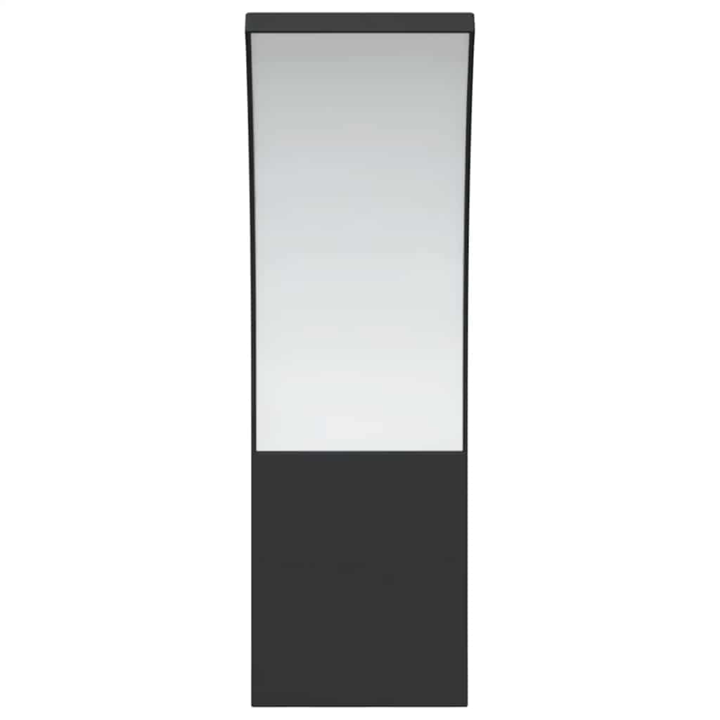 Lămpi exterioare de perete cu LED 2 buc. negru, aluminiu turnat