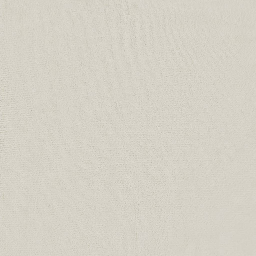 Set de canapele cu perne, 2 piese, crem, catifea