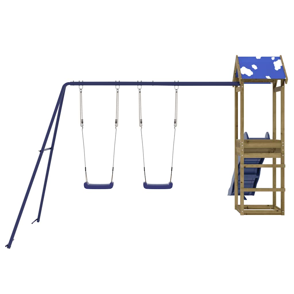 Set de joacă pentru exterior, lemn de pin impregnat