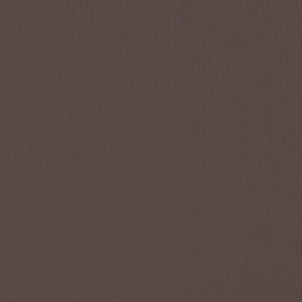 Bancă balansoar de grădină cu copertină, maro cafeniu, oțel