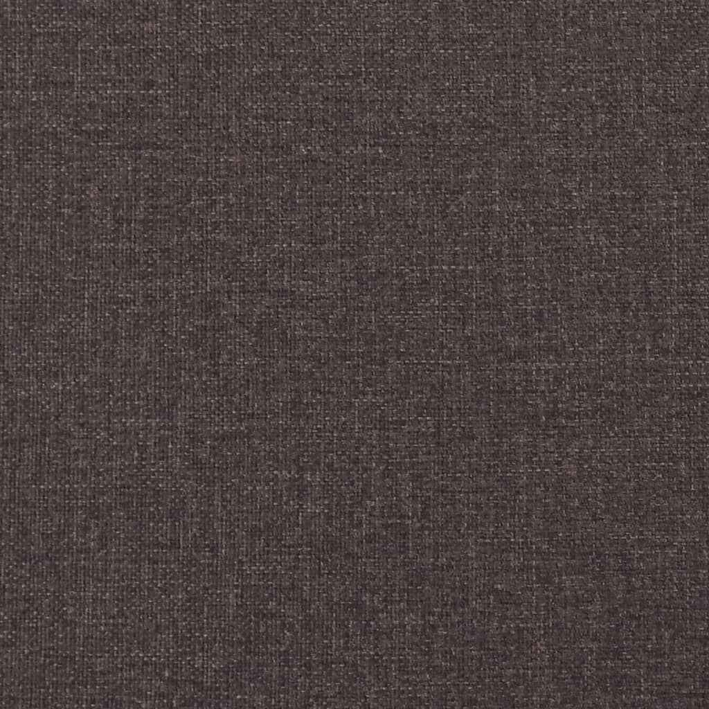 Pat box spring cu saltea, maro închis, 120x200 cm, textil