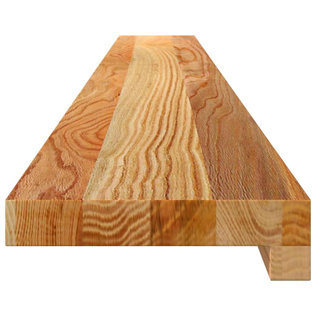 Pervaz 2 buc lemn masiv de maro deschis 140x15x2 cm