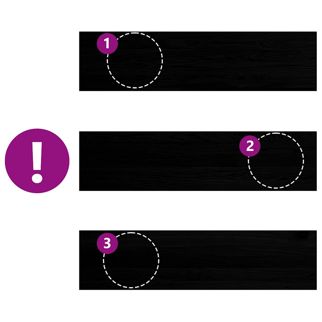 Glafuri 2 buc maro închis 100x30x2 cm lemn masiv de stejar